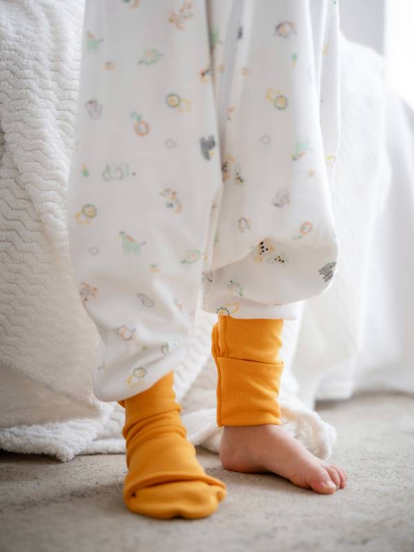 Vreća za spavanje sa nogavicama - dva sloja pamuka - skidajući rukavi - dodatak za stopala - Pospana savana - 1.0 TOG