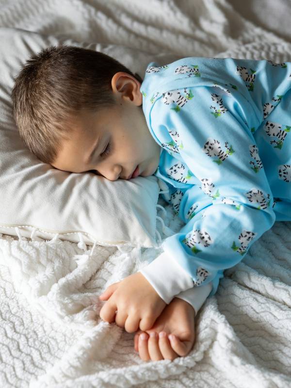 Vreća za spavanje sa nogavicama - dva sloja pamuka - skidajući rukavi - dodatak za stopala - Tigrići - 1.0 TOG