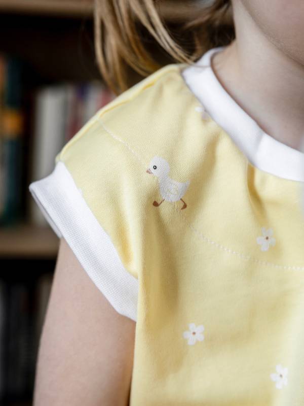 Vreća za spavanje sa nogavicama - jedan sloj pamuka - bez rukava - dodatak za stopala - Bele rade - 0.5 TOG