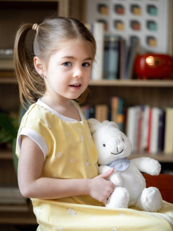 Vreća za spavanje sa nogavicama - jedan sloj pamuka - bez rukava - dodatak za stopala - Bele rade - 0.5 TOG