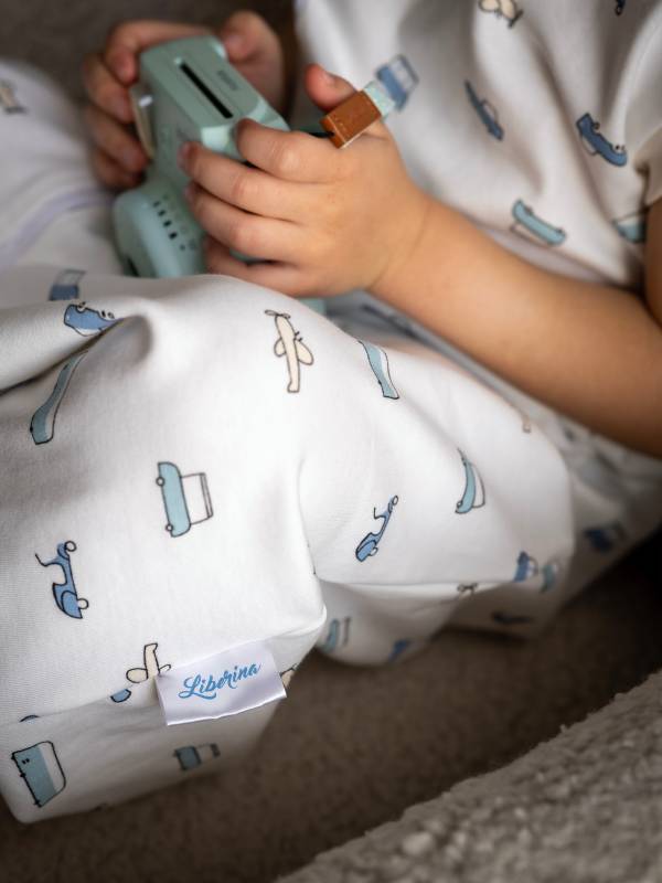 Vreća za spavanje sa nogavicama - jedan sloj pamuka - bez rukava - dodatak za stopala - Mali putnik - 0.5 TOG