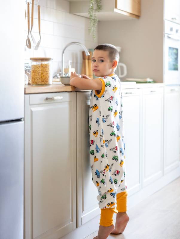 Liberina vreća za spavanje sa nogavicama - jedan sloj pamuka - bez rukava - dodatak za stopala - Teške mašine - 0.5 TOG