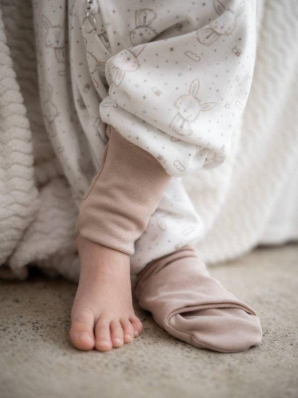 Vreća za spavanje sa nogavicama - jedan sloj pamuka - bez rukava - dodatak za stopala - Zeke - 0.5 TOG