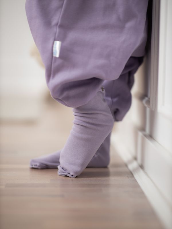 Liberina vreća za spavanje sa nogavicama - punjena - bez rukava - dodatak za stopala - Lavanda