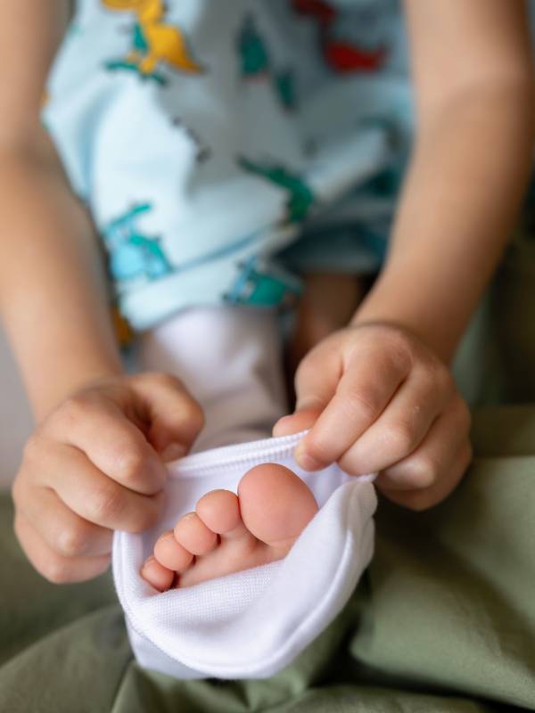 Vreca za spavanje sa nogavicama-punjena-bez rukava-dodatak za stopala-Veseli dino-2.5 TOG