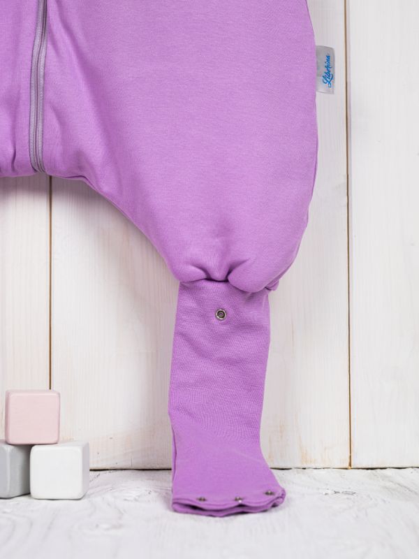 Liberina punjena vreća za spavanje sa nogavicama - dugi rukavi koji se skidaju - dodatak za stopala - Ljubičasta