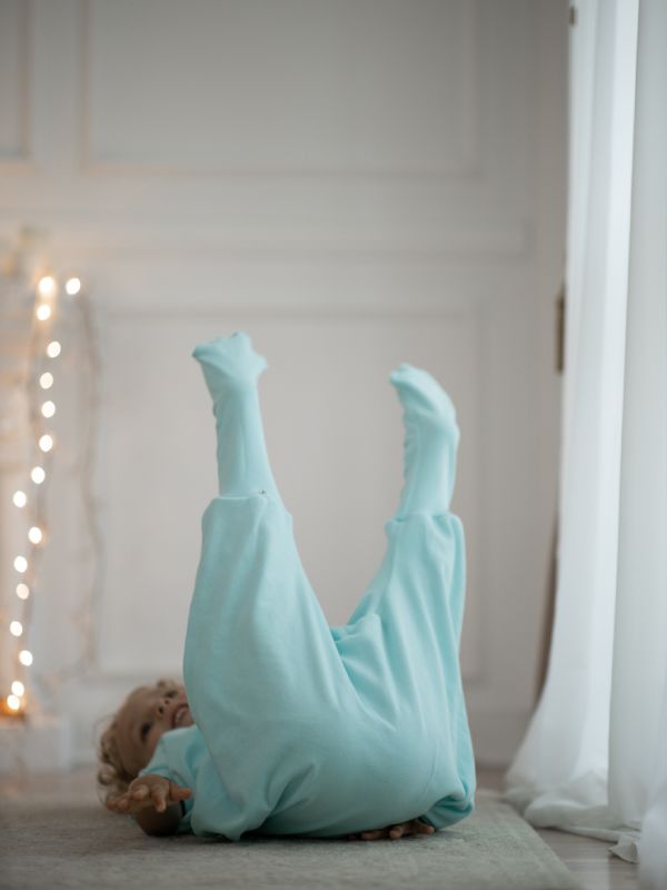 Liberina vreća za spavanje sa nogavicama - punjena- dugi rukavi koji se skidaju - dodatak za stopala - Mint