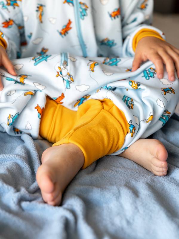 Vreća za spavanje sa nogavicama - punjena - skidajući rukavi - dodatak za stopala - Avioni - 2.5 TOG