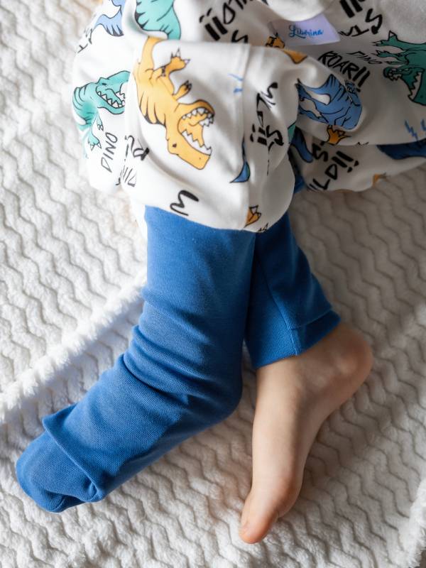 Vreća za spavanje sa nogavicama - punjena - skidajući rukavi - dodatak za stopala - Dino wild - 2.5 TOG