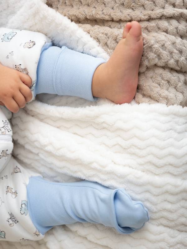 Vreća za spavanje sa nogavicama - punjena - skidajući rukavi - dodatak za stopala - Plava Savana - 2.5 TOG