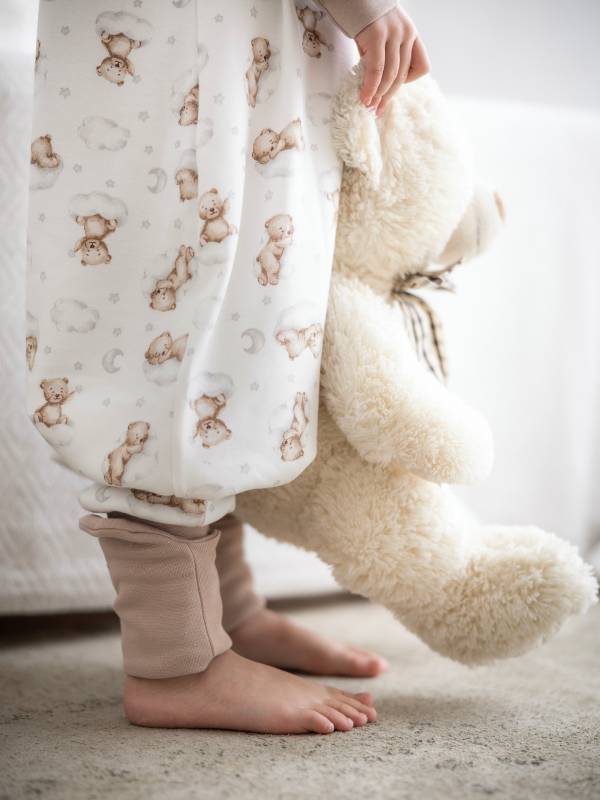 Vreća za spavanje sa nogavicama - punjena - skidajući rukavi - dodatak za stopala - Sanjivi meda - 2.5 TOG