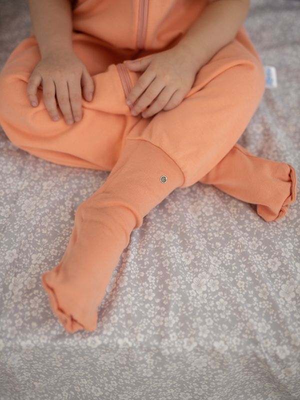 Liberina vreća za spavanje sa nogavicama - punjena - bez rukava - dodatak za stopala - Kajsija